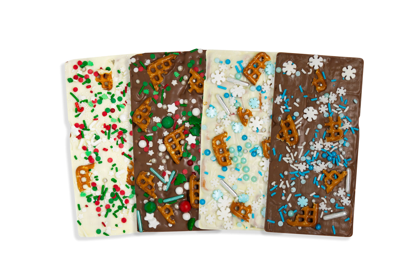 Hanukkah Pretzel Bark