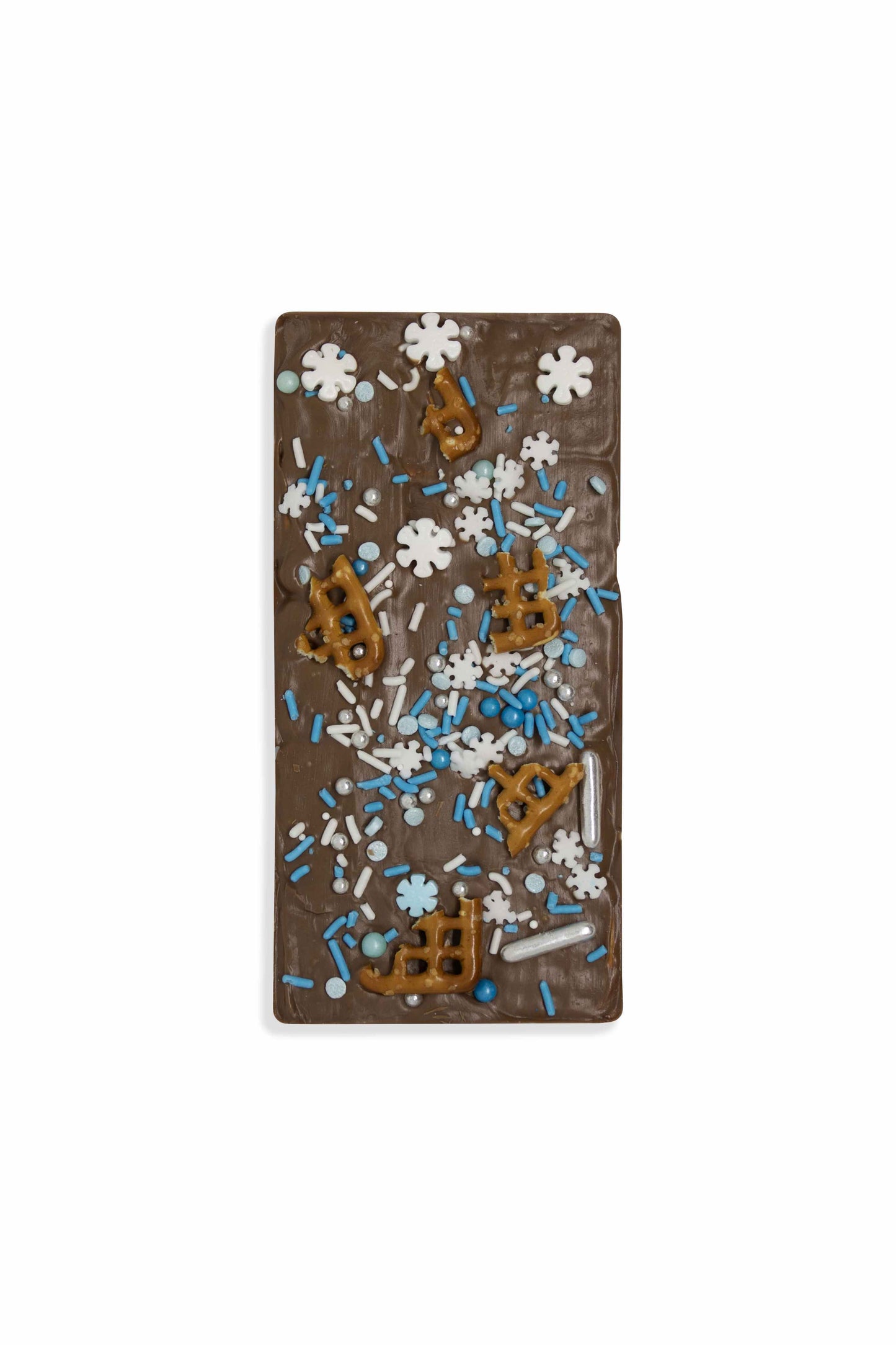 Hanukkah Pretzel Bark